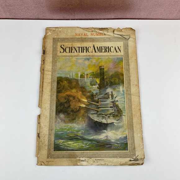 Vintage Scientific American Naval Number March 3, 1917 Edgar Wittmack - Picture 1 of 9